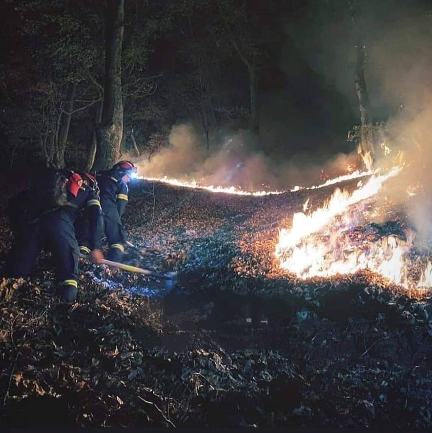 Κρατάει η φωτιά στο  Παπίκιο