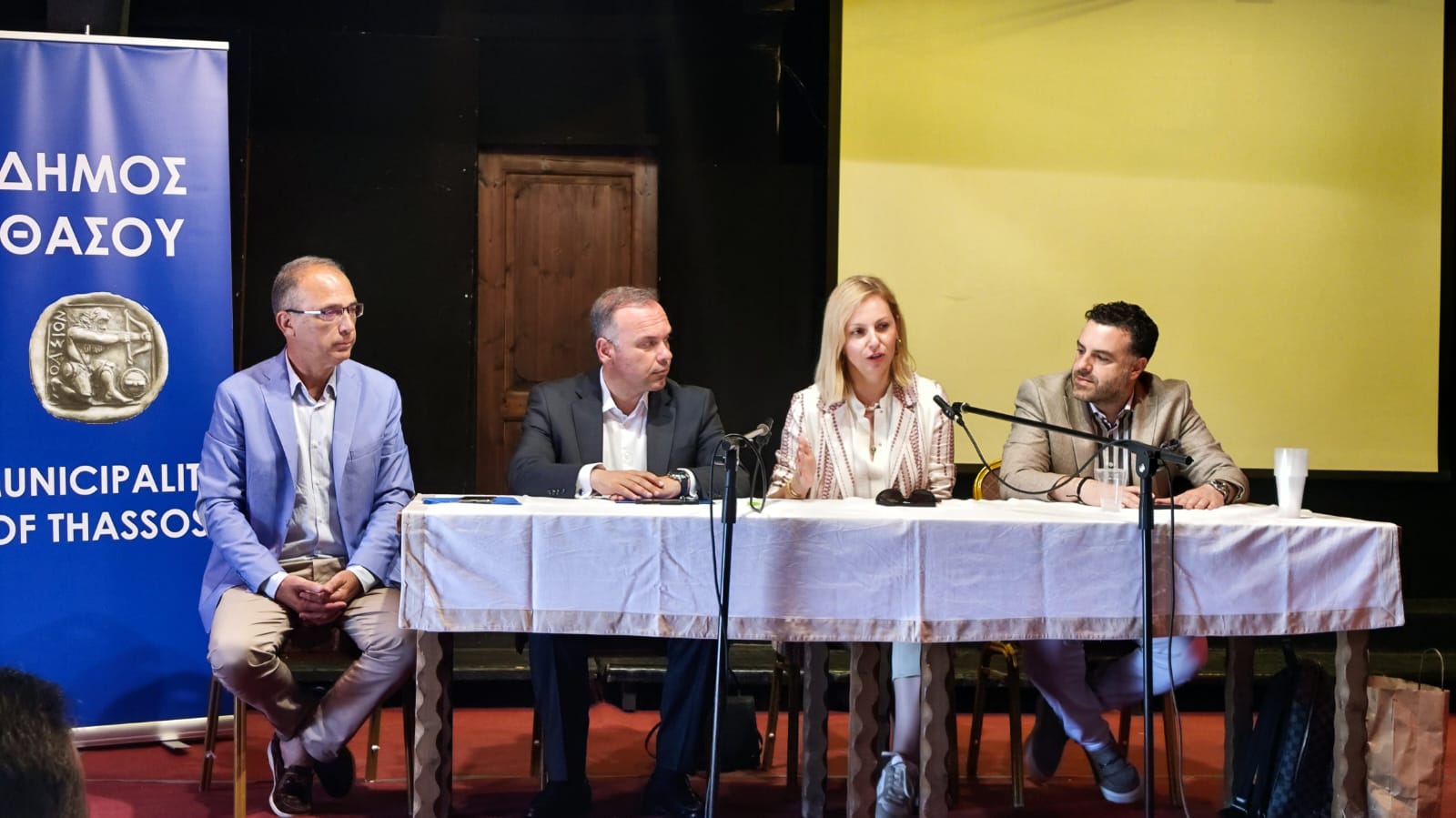 Επίσκεψη της Υπουργού Τουρισμού Ιωάννας Δρέττα στη Θάσο