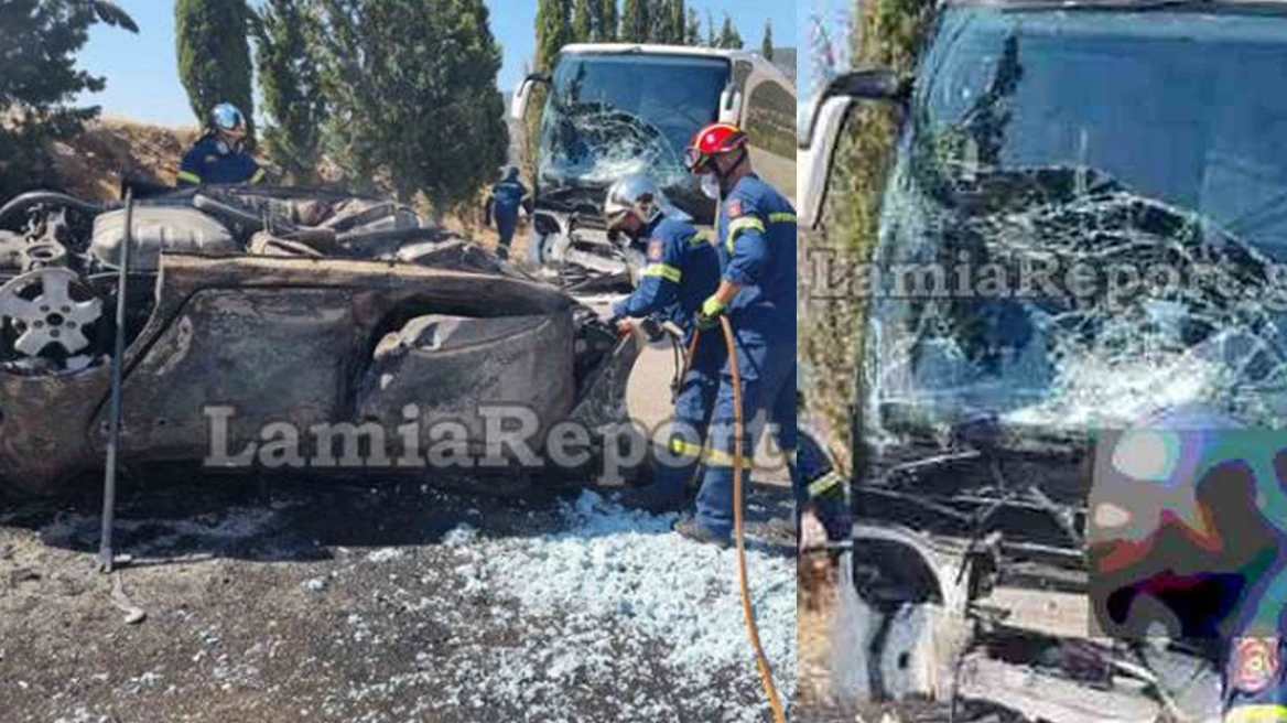 Φωκίδα: 67χρονη απανθρακώθηκε μέσα στο αυτοκίνητο, μπροστά στην κόρη της