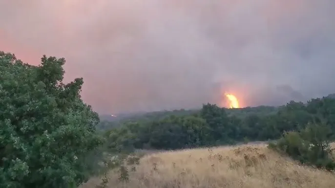 Κλιμάκιο του ΚΚΕ από το χωριό Λουτρά ζητά την ενίσχυση των δυνάμεων κατάσβεσης