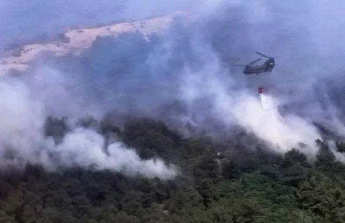 Για  11η μέρα μαίνεται η φωτιά στον Έβρο- Αναζωπυρώσεις και στη Ροδόπη