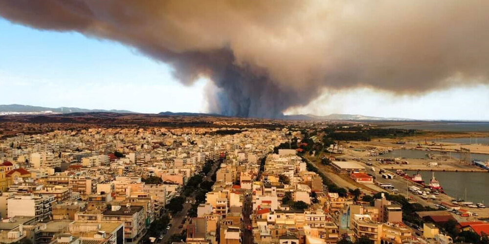 Αλεξανδρούπολη: Το μέγεθος της καταστροφής από τη φωτιά, μέσω δορυφόρου (φωτο)