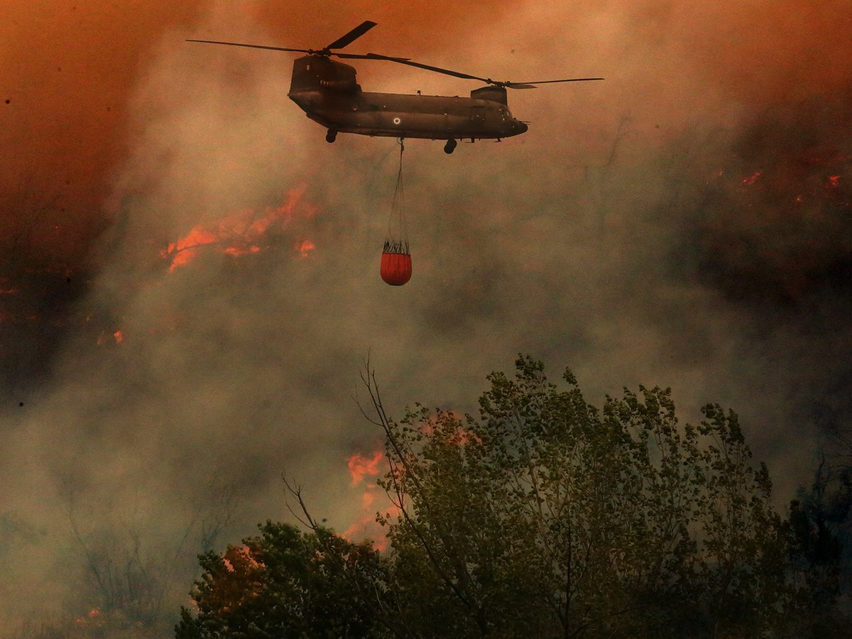 Συνεχίζει η φωτιά στον Έβρο- Στη Δαδιά εντοπίζεται  το πιο ενεργό μέτωπο στην Ελλάδα