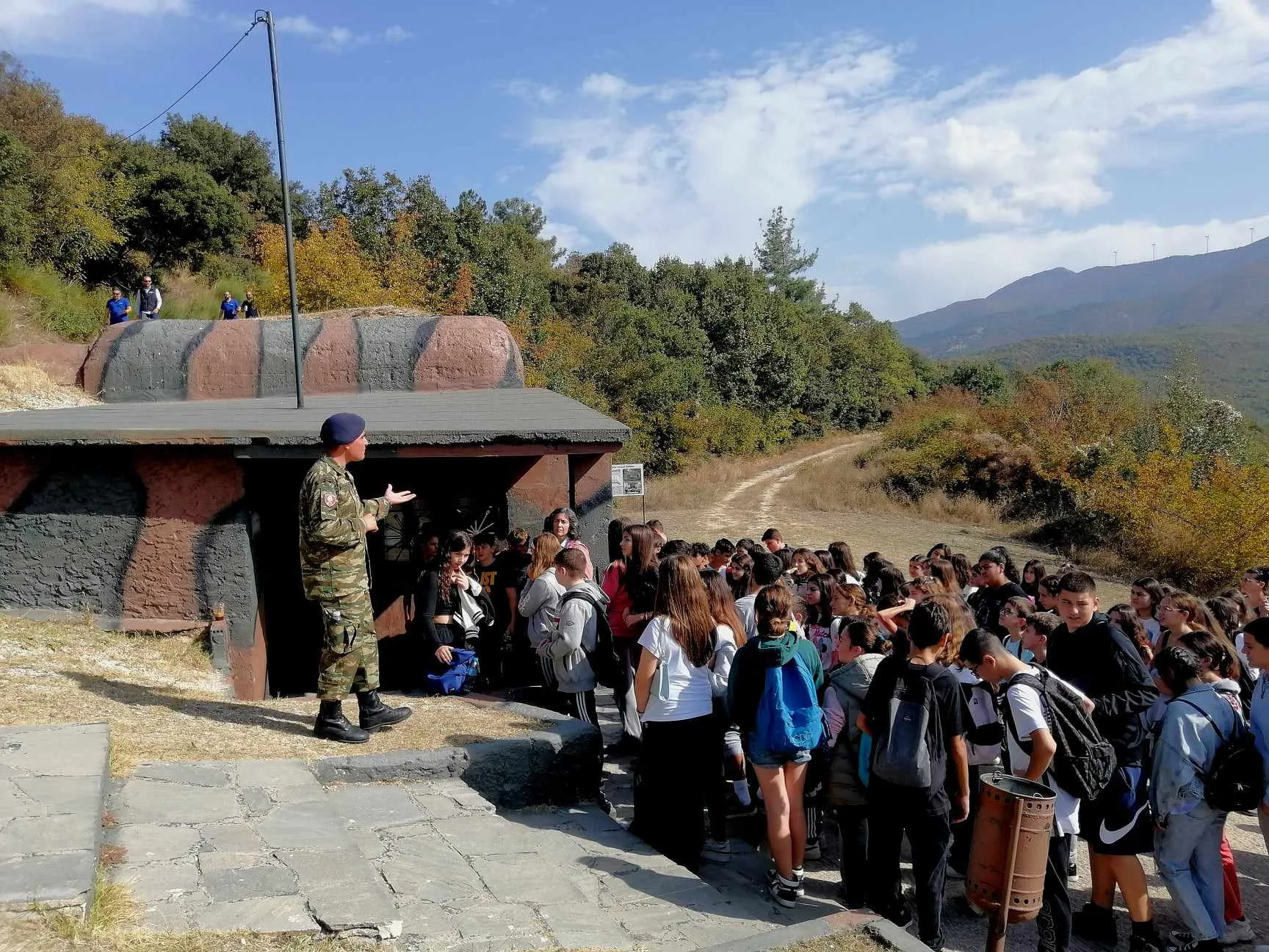 Το 7ο γυμνάσιο Ξάνθης επισκέφτηκε το Οχυρό του Ρούπελ