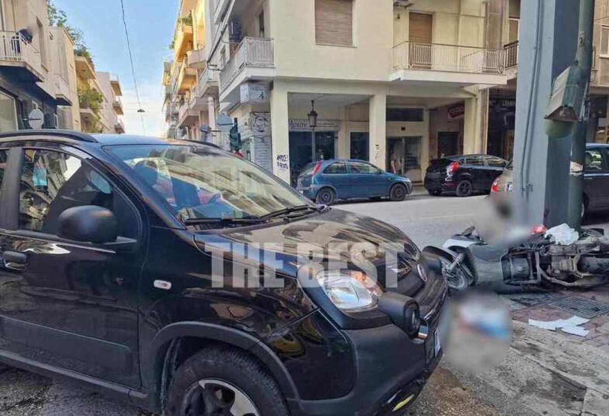 Πάτρα: ΙΧ συγκρούστηκε με μηχανή – Eκσφενδονίστηκε πάνω σε φανάρι ο αναβάτης