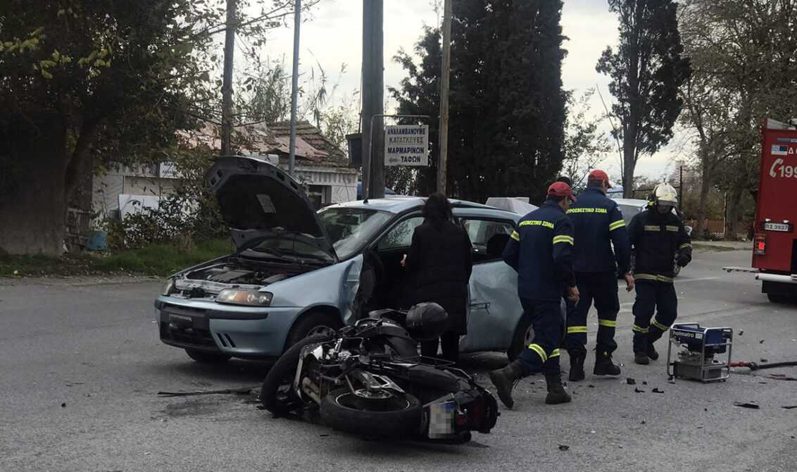 Σοβαρό τροχαίο ατύχημα στην πόλη της Καβάλας