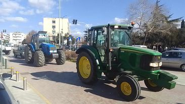 Κινητοποίηση διαμαρτυρίας αγροτών (και) στην Κομοτηνή (video)