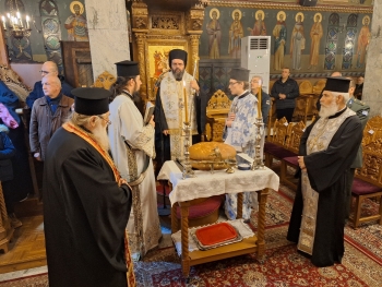 Ευλογία Βασιλόπιτας του συλλόγου φίλων βυζαντινής μουσικής της Ι.Μ. Μαρωνείας και Κομοτηνής