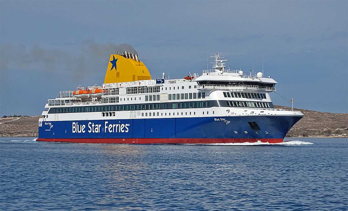 Το Blue Star Delos για πρώτη φορά στο λιμάνι της Καβάλας