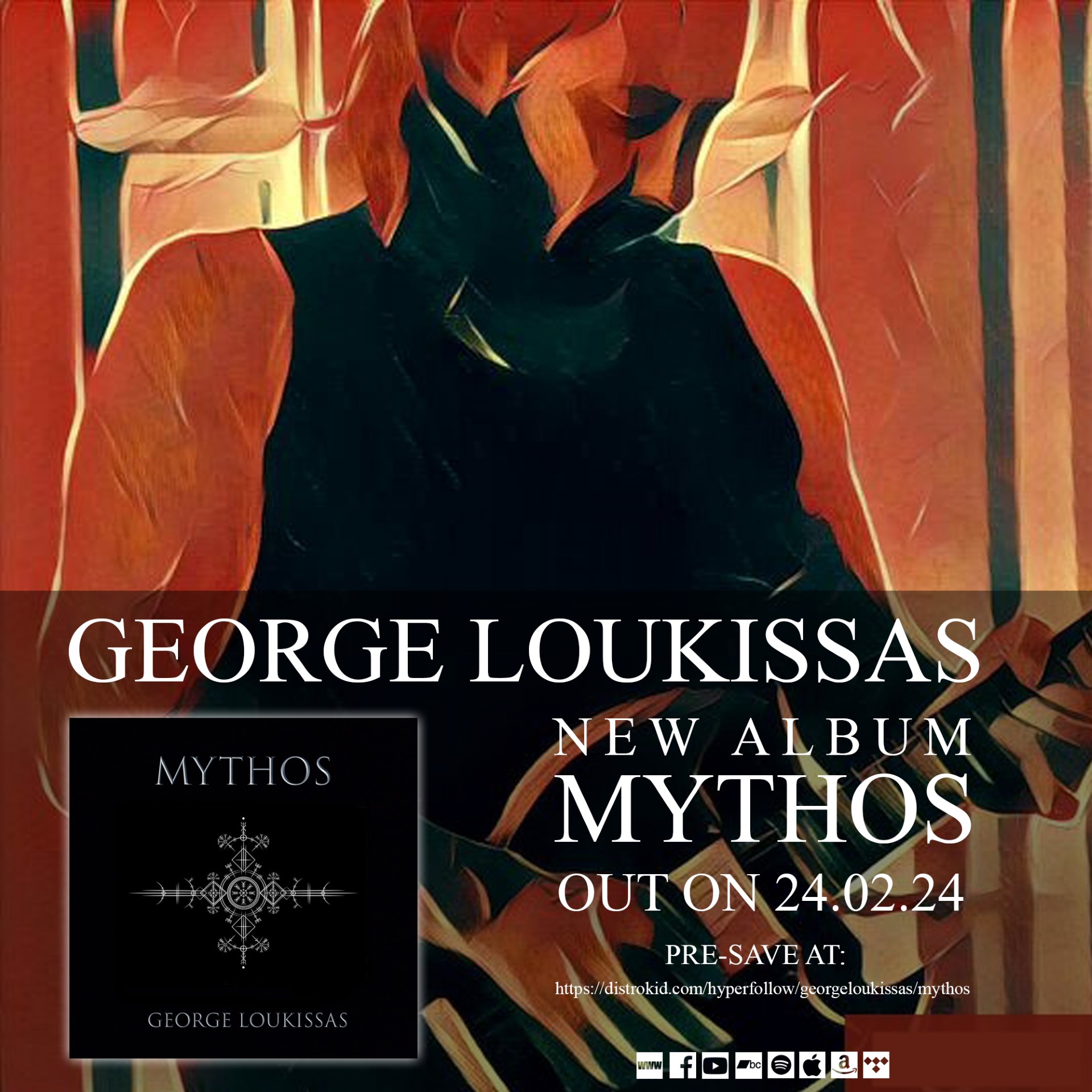 GEORGE LOUKISSAS – ΝΕΟ ΑΛΜΠΟΥΜ ΜΕ ΤΙΤΛΟ “MYTHOS” +  ΒΙΝΤΕΟ ΓΙΑ ΤΟ ΔΕΥΤΕΡΟ SINGLE “PHOENIX” !