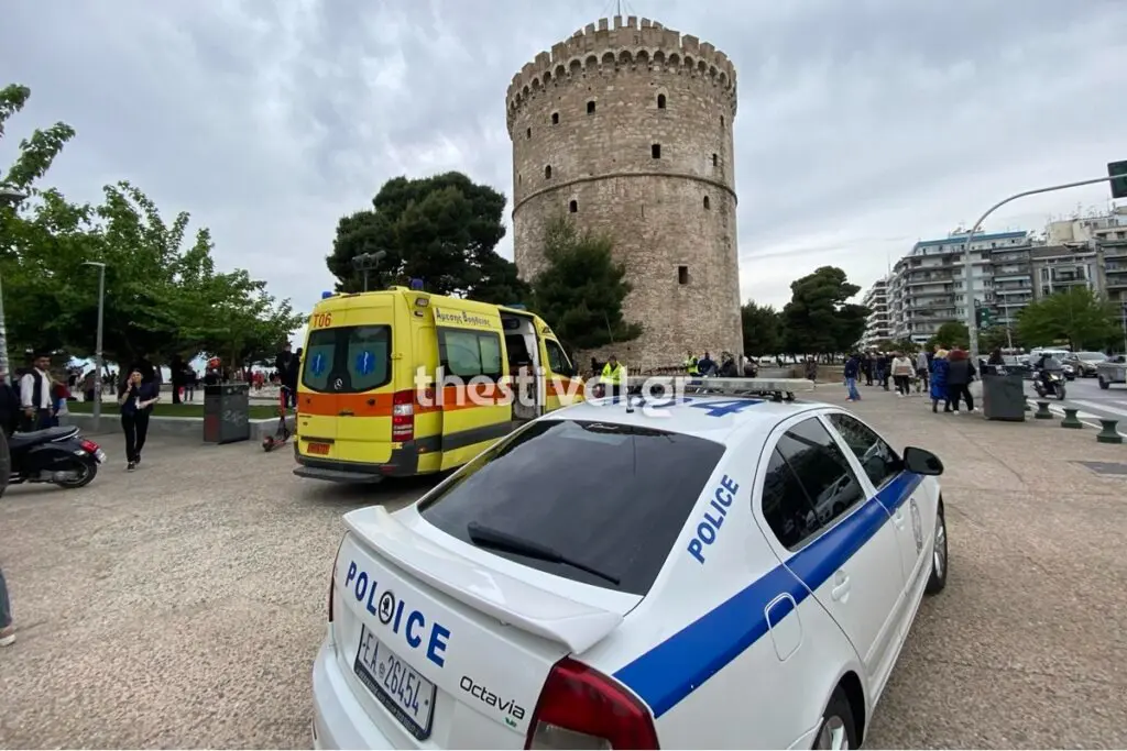 Θεσσαλονίκη: Άνδρας έπεσε από τον Λευκό Πύργο