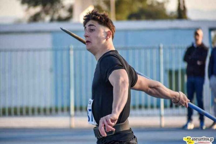 Ο Γρηγόρης Γκατσιούδης στα χνάρια του πατέρα του με βολή 63.34 μ. έπιασε το όριο για Πανευρωπαϊκούς Κ18