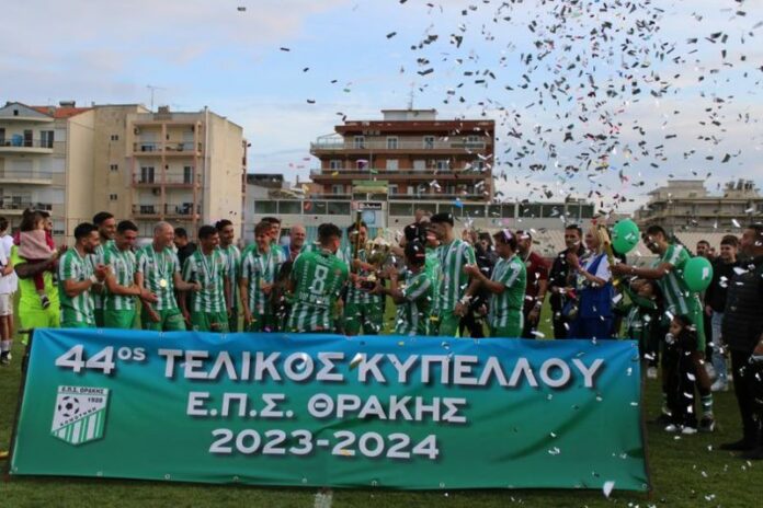 ΕΠΣ Θράκης: Κυπελλούχος για τέταρτη διαδοχική χρονιά ο Πανθρακικός επικράτησε στον μεγάλο τελικό της Δόξας Ν. Σιδηροχωρίου