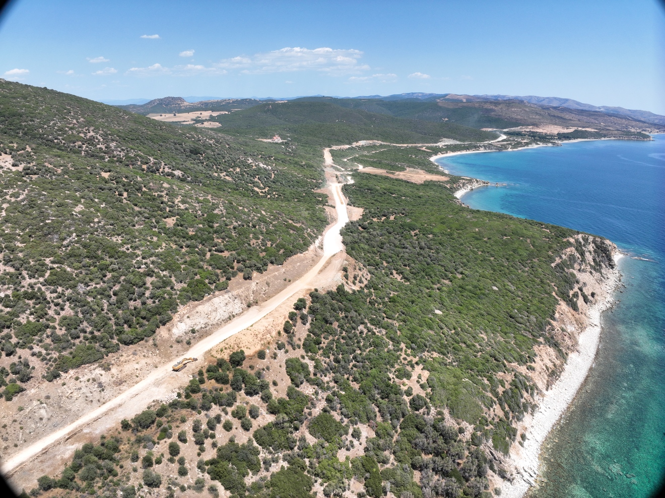 Αυτοψία Αντιπεριφερειάρχη ΠΕ Ροδόπης στο υπό εξέλιξη έργο «Βελτίωση Οδού Μαρώνειας – Παραλίας Πετρωτών – Ορίων Νομού Έβρου»