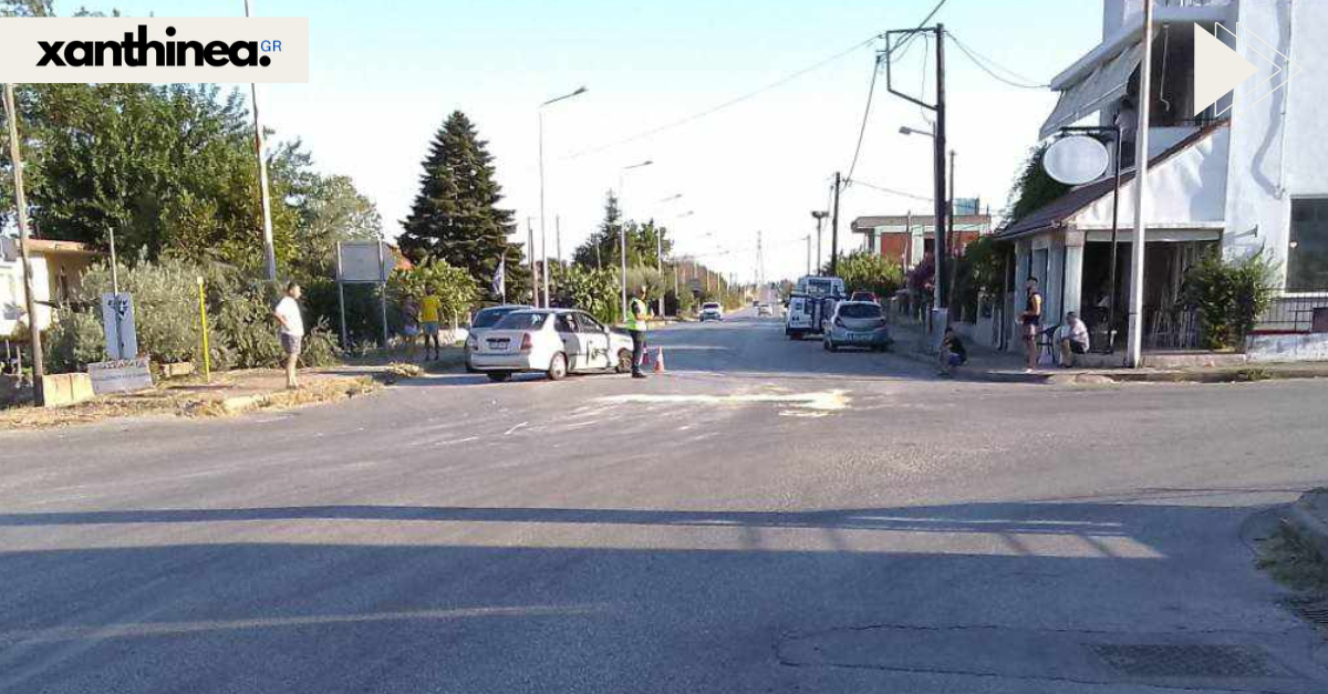 Τροχαίο ατύχημα κοντά στη Διομήδεια Ξάνθης