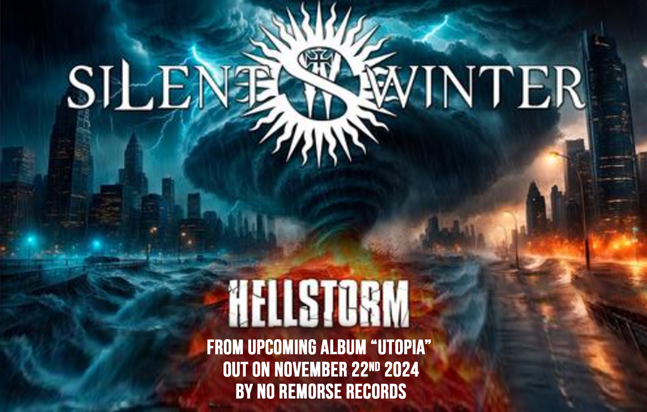 Οι SILENT WINTER παρουσιάζουν το νέο Official Video του single “Hellstorm” από το επερχόμενο άλμπουμ “Utopia”, από την No Remorse Records