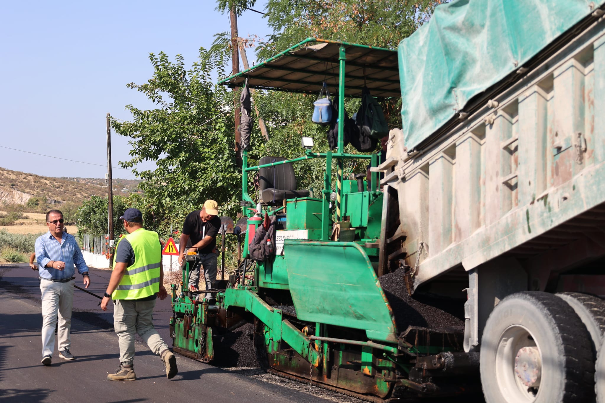 Σε Εργάνη και Νέα Πέτρα εκτελούνται εργασίες αναβάθμισης του οδικού δικτύου από την ΠΑΜΘ